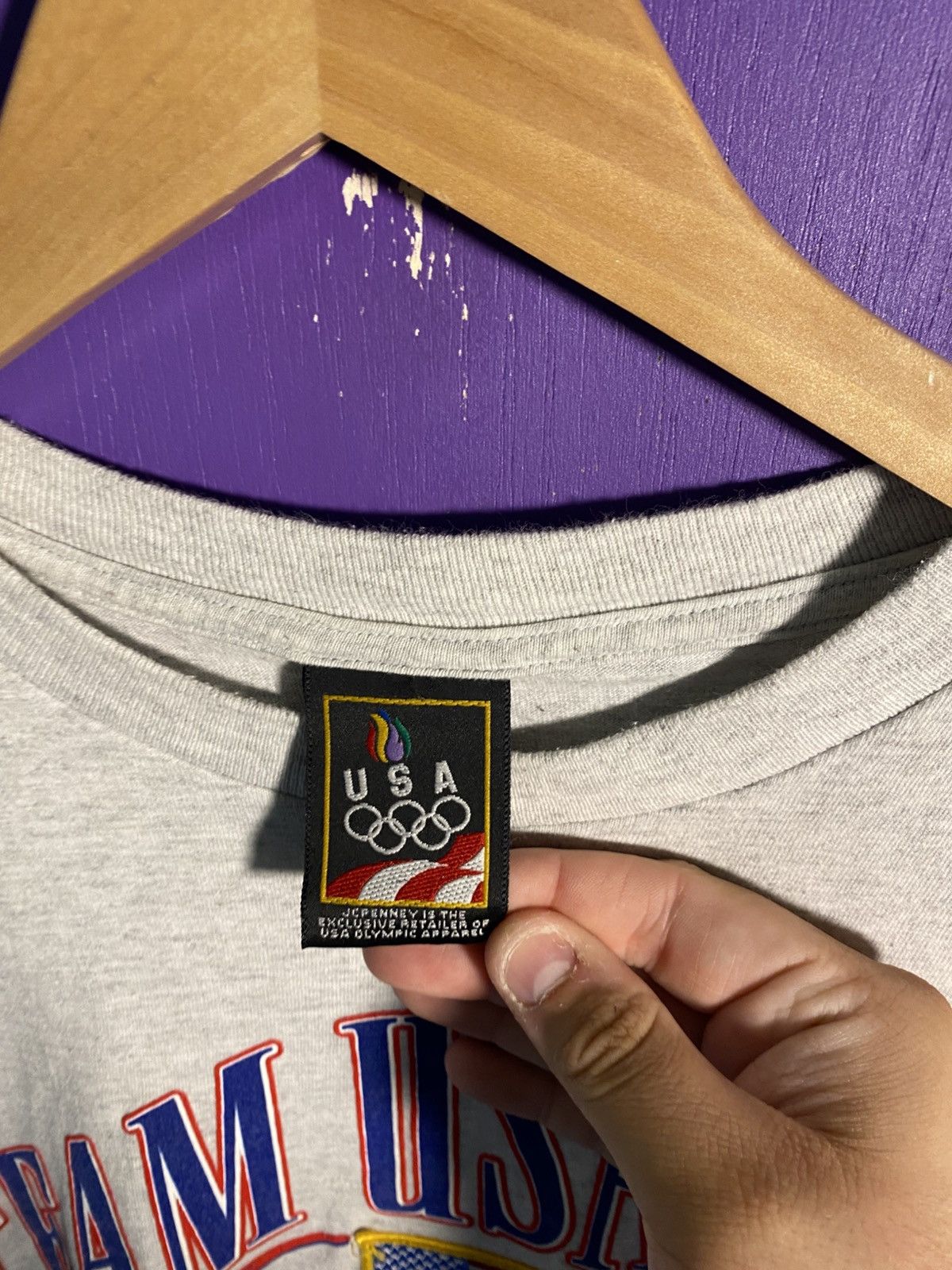 USA Olympics Vintage 1992 Team USA olympics basketball t-shirt Size US L / EU 52-54 / 3 - 4 Thumbnail