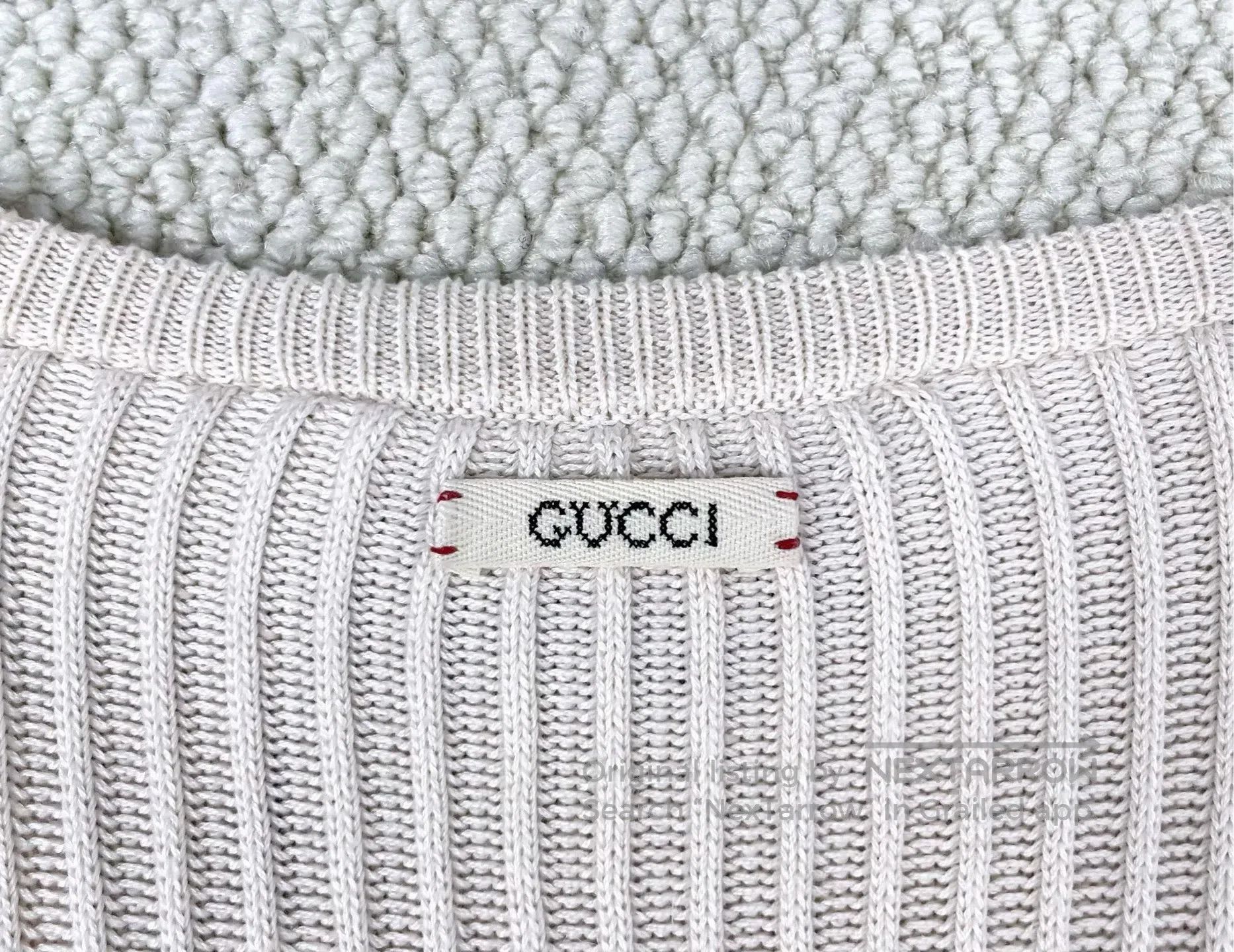 Gucci Guicci Ivory Donald Duck Knit Sweater| Size L / US 10 / IT 46 - 6 Thumbnail