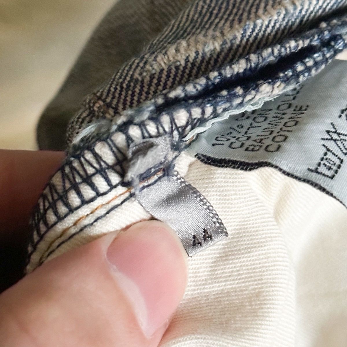 Dior CHRISTOPHE DECARNIN Dior SS03 Hedi Era Clawmark Denim Size US 33 - 12 Thumbnail