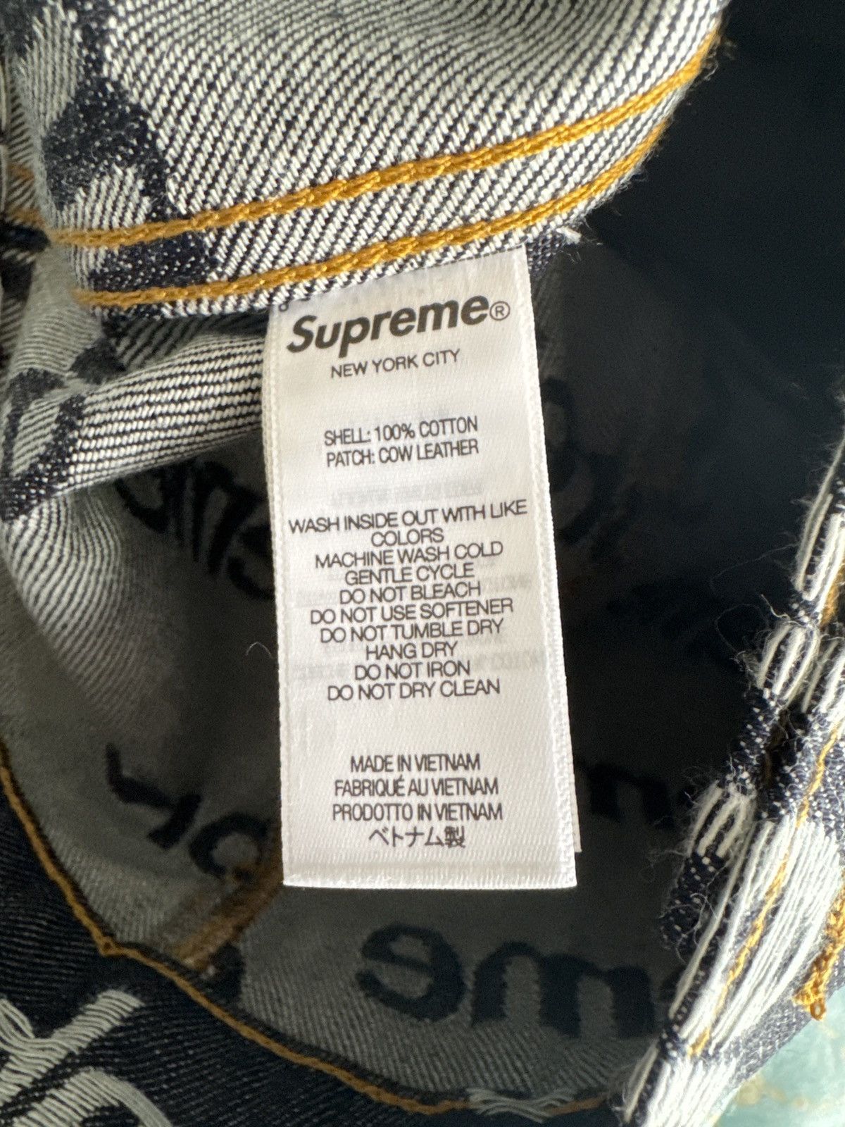 Supreme Supreme denim jacket logo Size US M / EU 48-50 / 2 - 3 Thumbnail