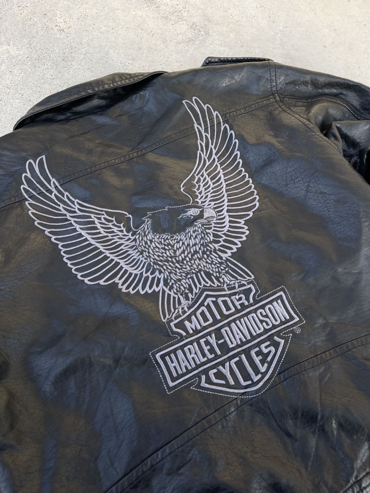 Harley Davidson Harley Davidson Y2K Moto Racing Leather Jacket Size US S / EU 44-46 / 1 - 13 Thumbnail