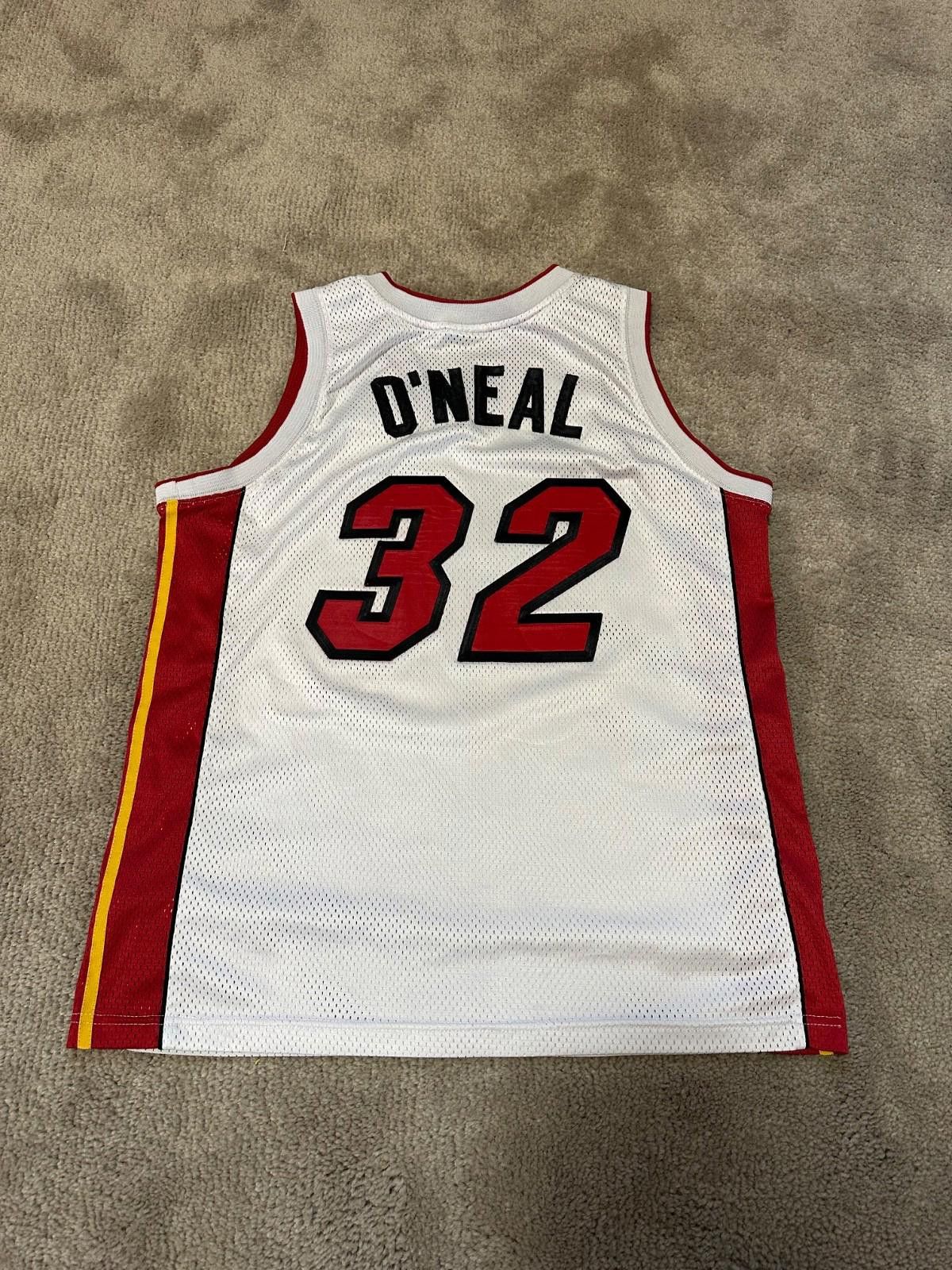 Champion MIAMI HEAT NBA SHIRT O'NEAL CHAMPION JERSEY SHIRT CAMISETA Size US L / EU 52-54 / 3 - 7 Thumbnail