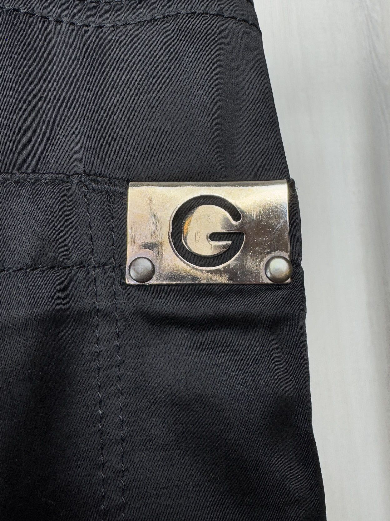 Dolce & Gabbana Dolce & Gabbana vintage black nylon flared wide pants hype Size US 34 / EU 50 - 11 Thumbnail