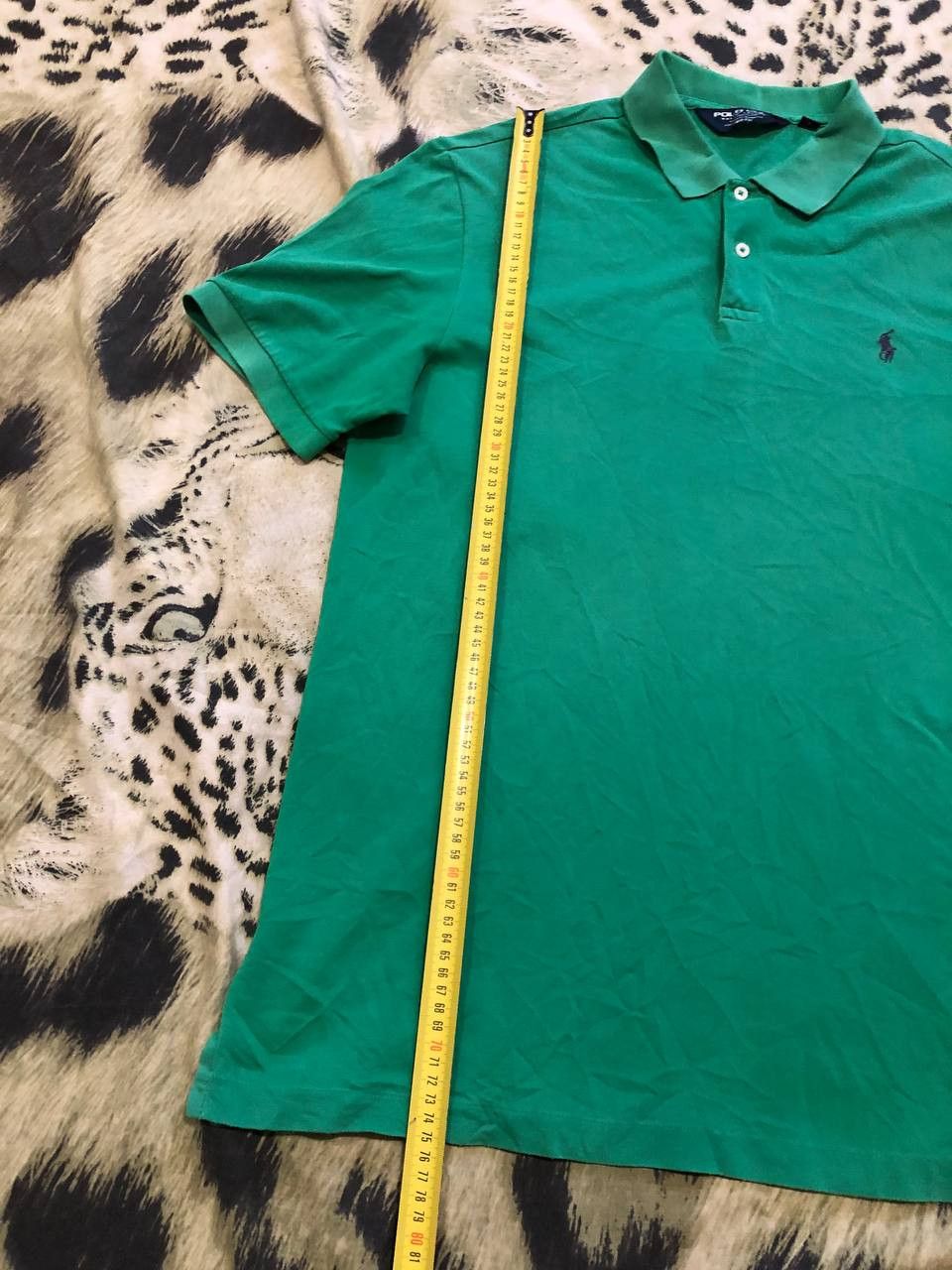Polo Ralph Lauren Vintage Polo Ralph Lauren Regular Fit Green Polo Size L Size US L / EU 52-54 / 3 - 12 Thumbnail