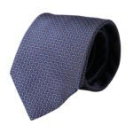 Dolce & Gabbana Navy Blue Silk Patterned Adjustable Men Men's Tie Size ONE SIZE - 1 Thumbnail