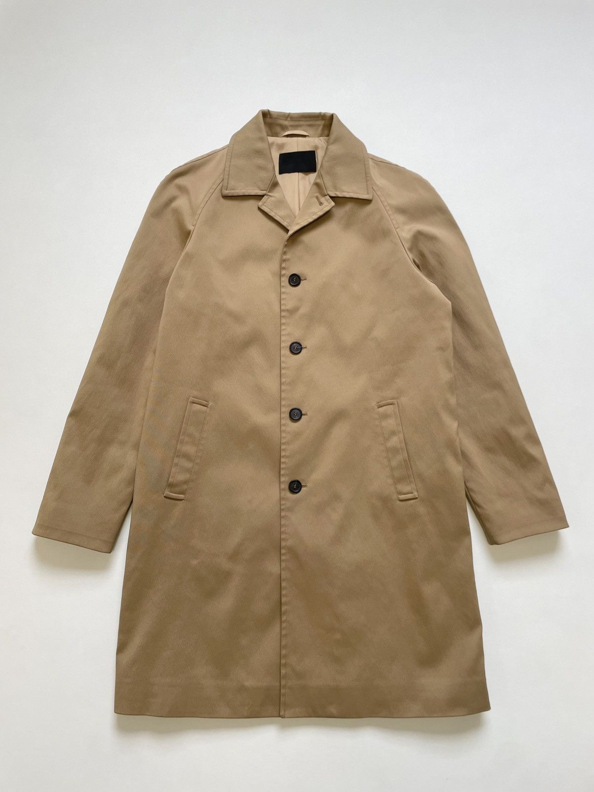 Prada Mid 2000s Tan Nylon Mac Jacket Size US L / EU 52-54 / 3 - 1 Thumbnail