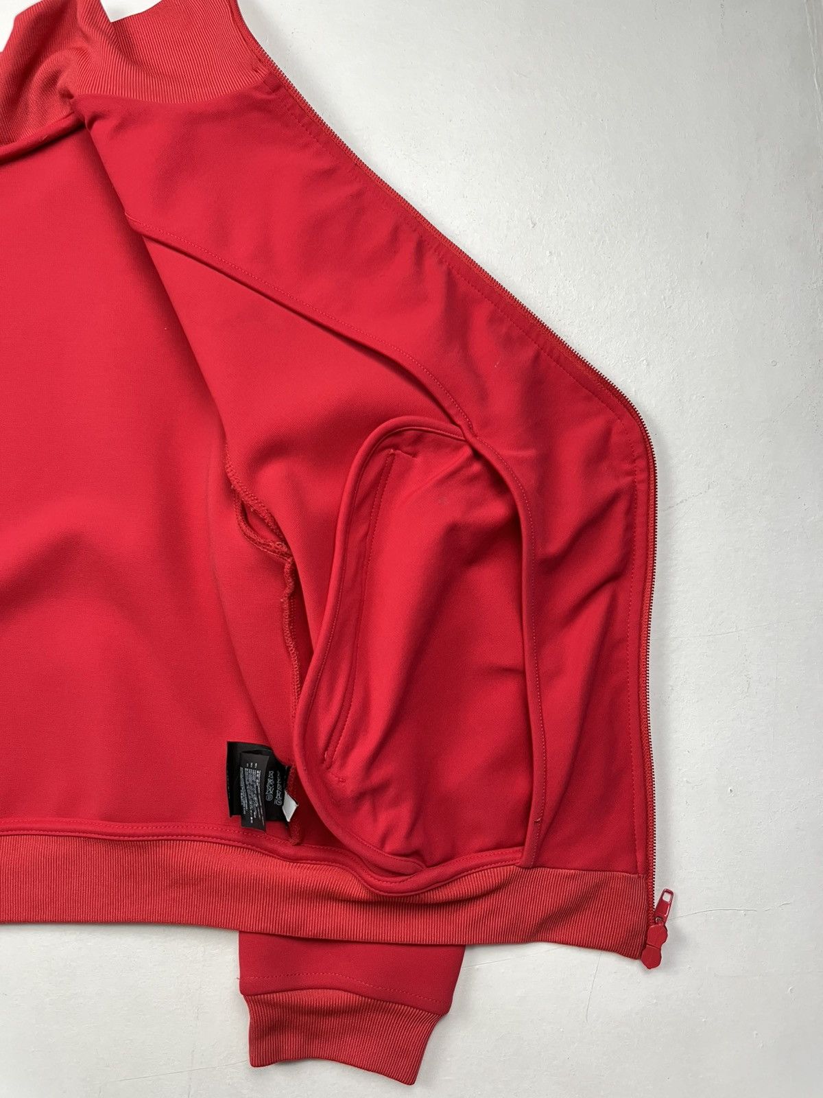 Balenciaga Balenciaga FW16 Asymmetric Red Zip Jacket – Runway Piece Size S / US 4 / IT 40 - 13 Thumbnail