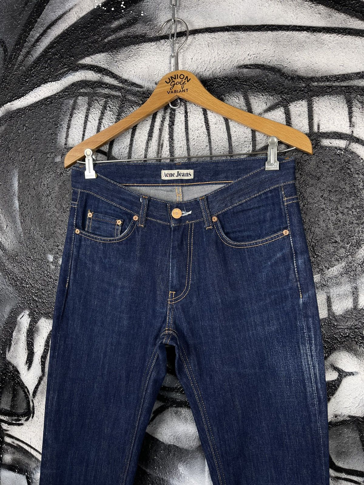 Acne Studios × Designer Acne Jeans Mic Another Raw Jeans Men’s Size 30/32 Size US 30 / EU 46 - 5 Thumbnail