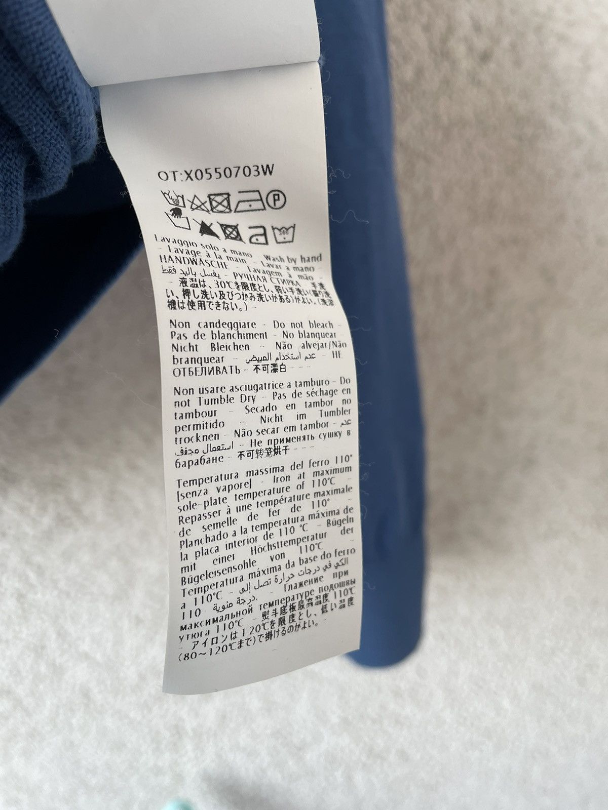 Jacob Cohen Jacob Cohen Basic Luxury Blue Sweater Cotton & Cashmere M Size US M / EU 48-50 / 2 - 10 Thumbnail