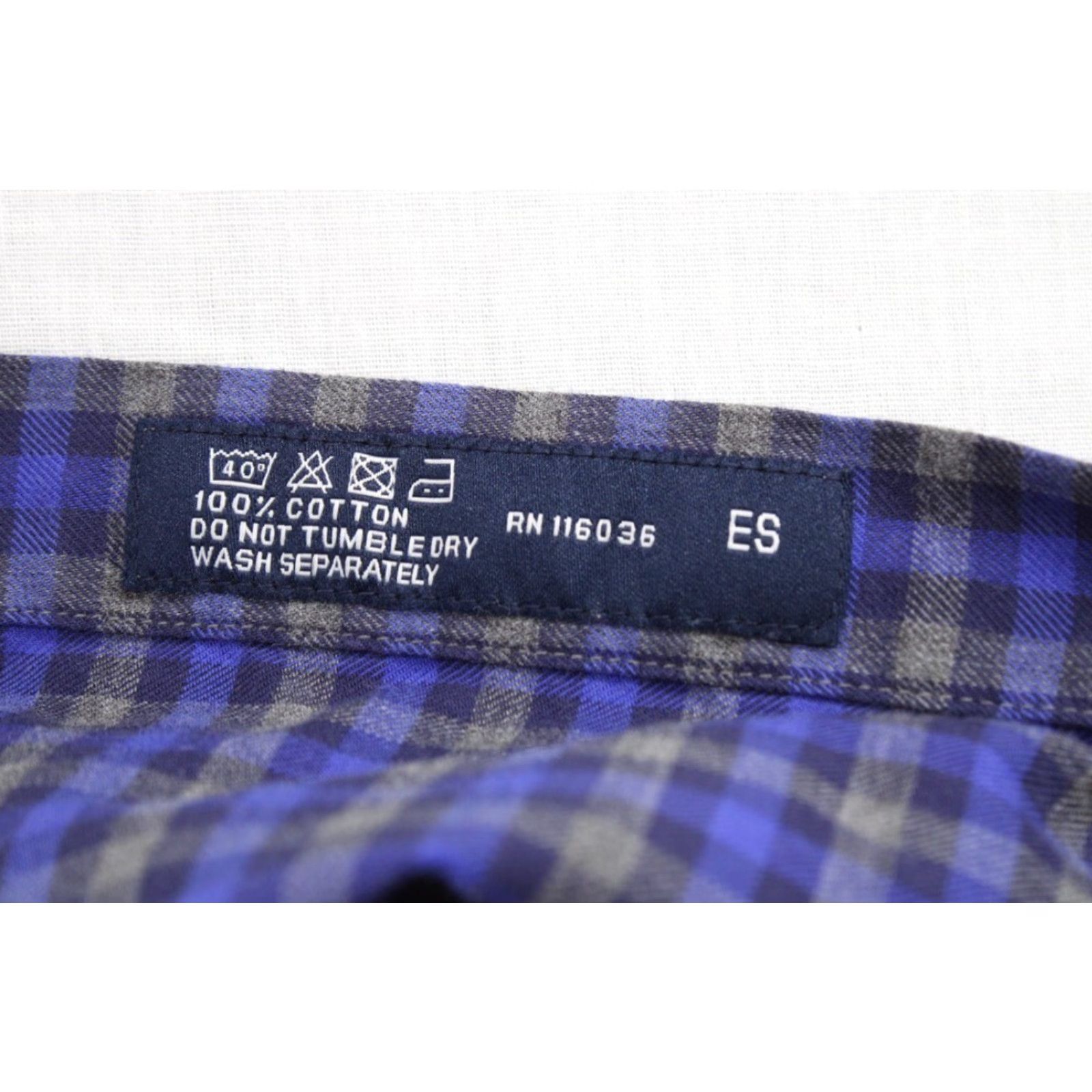 Charles Tyrwhitt Charles Tyrwhitt Weekend Shirt Men's XL Blue Plaid Long Sleeve Button-Up Vintage? Size US XL / EU 56 / 4 - 6 Thumbnail