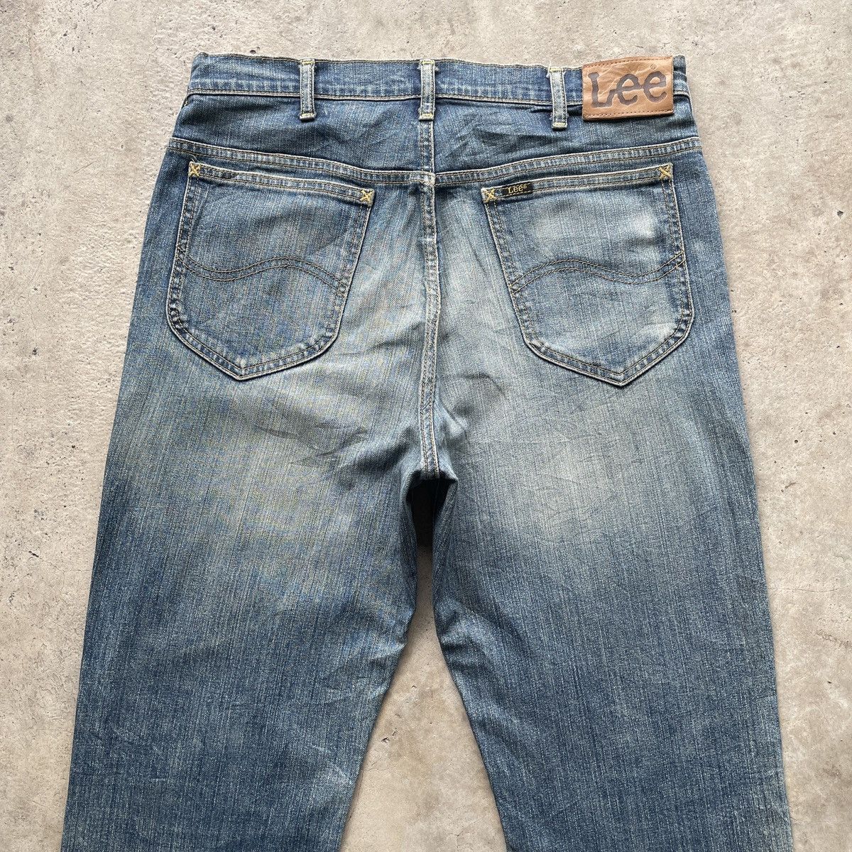 Japanese Brand Vintage Japan 🇯🇵 Lee Jeans Faded Denim Pants RUSTY W33x30 Size US 33 - 10 Thumbnail
