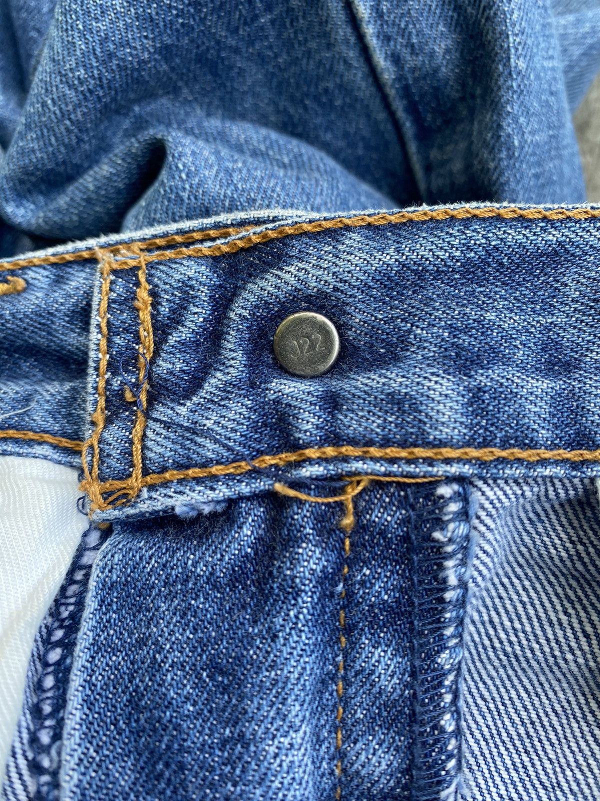 Levi's × Levi's Vintage Clothing × Vintage VINTAGE LEVIS 502 BIG E SELVEDGE WITH BUTTON J22, RARE Size US 32 / EU 48 - 6 Thumbnail