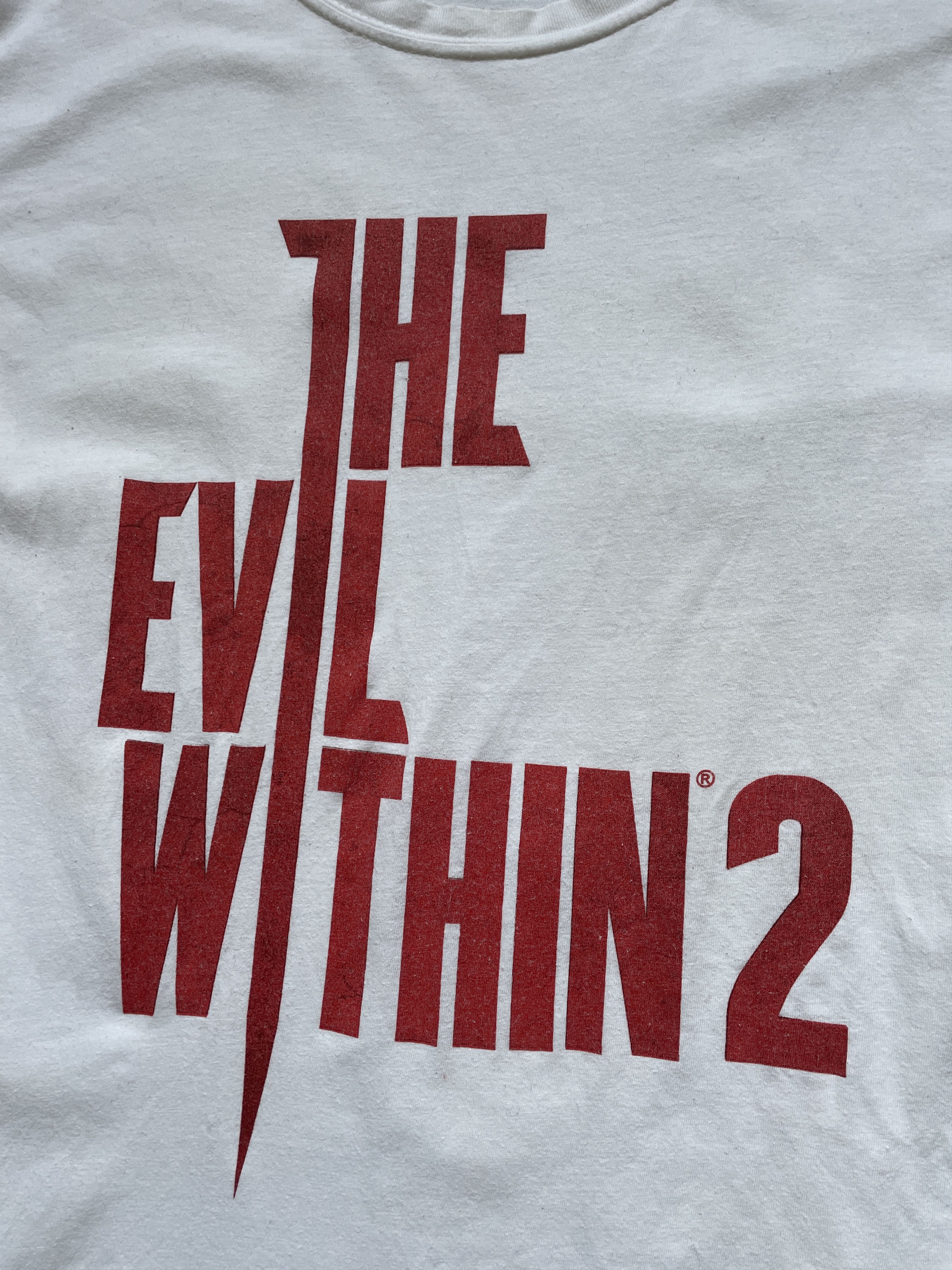 Playstation Y2K THE EVIL WITHIN 2 PROMO BETHESDA SURVIVAL HORROR TEE Size US L / EU 52-54 / 3 - 2 Thumbnail