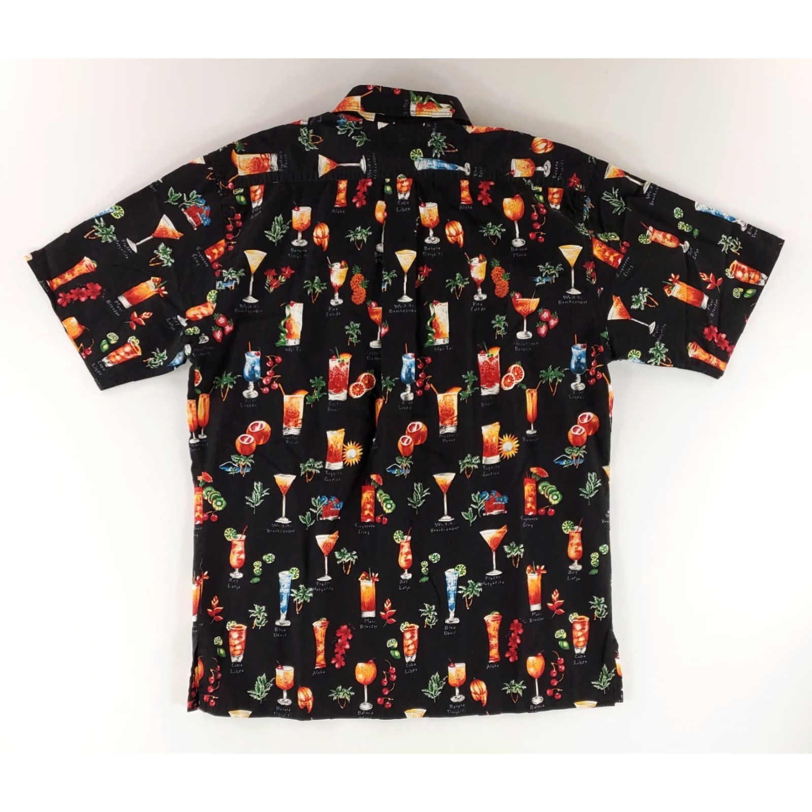 Vintage Weekender Shirt Cocktails Short Sleeve Hawaiian Button Up Black Mens L Mens L Size US L / EU 52-54 / 3 - 4 Thumbnail