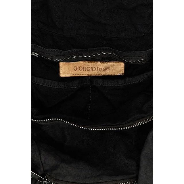 Giorgio Brato GIORGIO BRATO Black Leather Backpack New & Authentic Size ONE SIZE - 4 Thumbnail