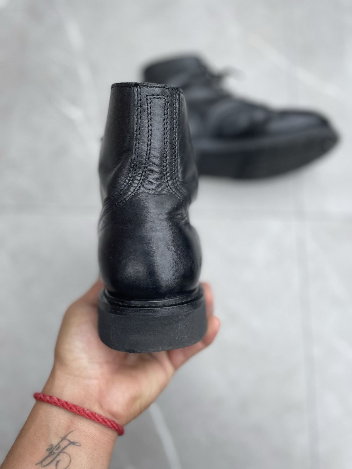 Vintage Vintage Leather Military Ankle Combat Boots Size US 10.5 / EU 43-44 - 9 Thumbnail
