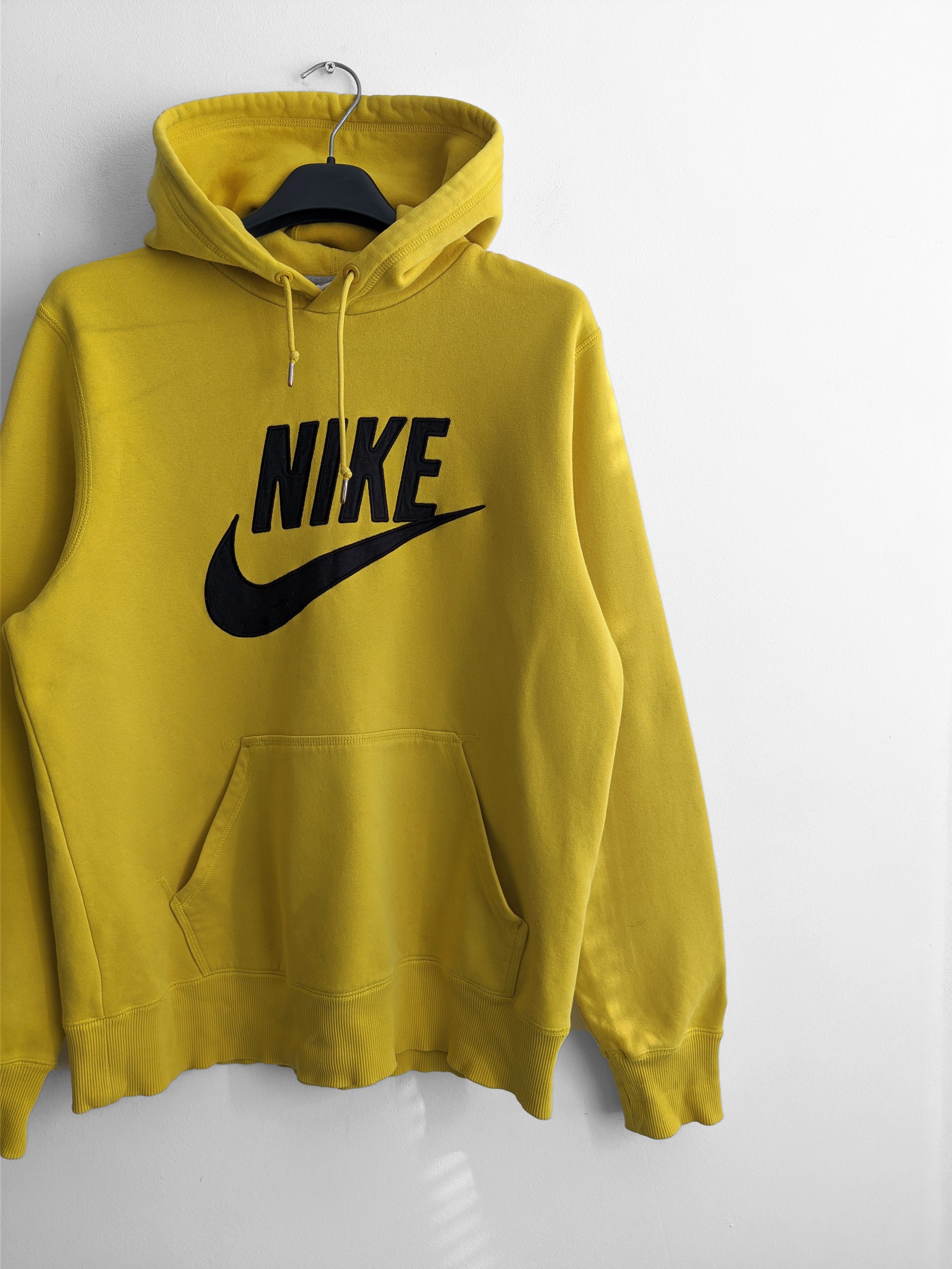 Nike Vintage Nike hoodie yellow swoosh y2k Size US M / EU 48-50 / 2 - 5 Thumbnail