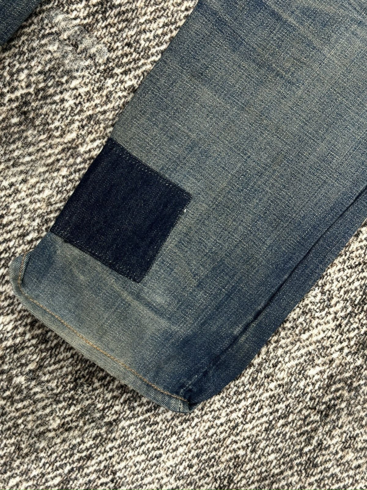 Levi's × Levi's Vintage Clothing Vintage Levis Redline Selvedge Custom Repaired Sashiko Boro Size US 30 / EU 46 - 10 Thumbnail