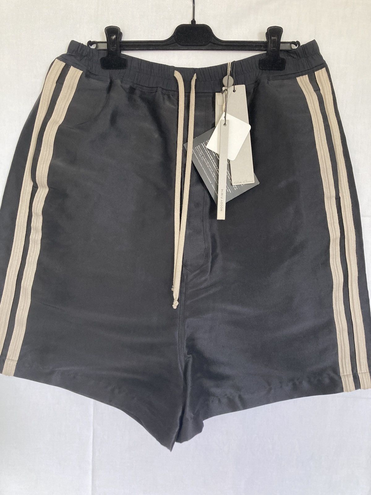 Rick Owens AW14 Moody Big Striped Shorts | Grailed