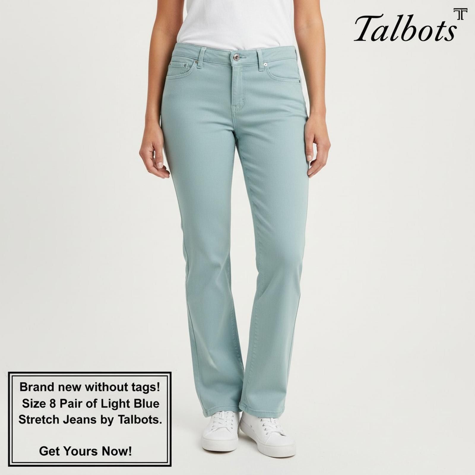 Other Talbots Light Blue Stretch Jeans Size 8 - Brand New Without Size 30" / US 8 / IT 44 - 2 Thumbnail