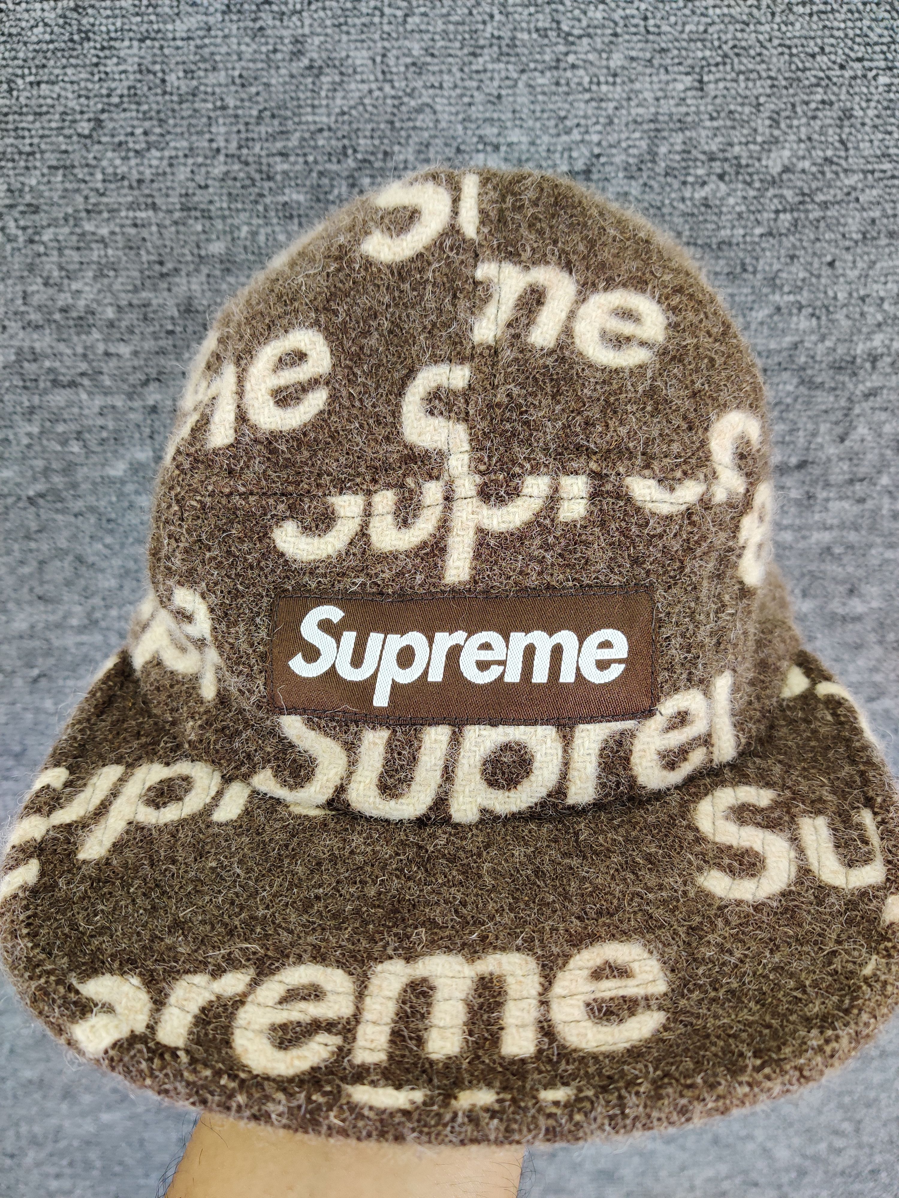 Harris Tweed × Supreme Supreme 18AW Harris Tweed Wool Camp Hats Size ONE SIZE - 3 Thumbnail