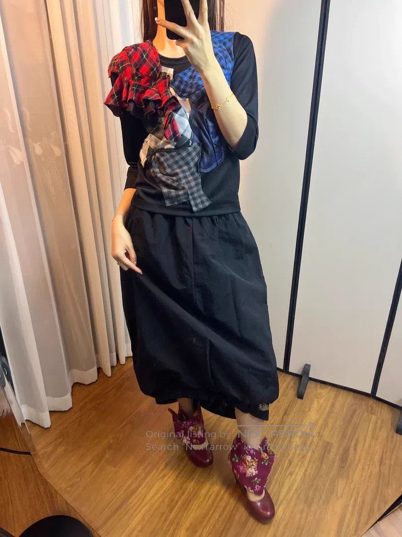 Comme des Garcons Comme Des Garcons Multi-Plaid Patchwork Decorated Top Size XS / US 0-2 / IT 36-38 - 8 Thumbnail