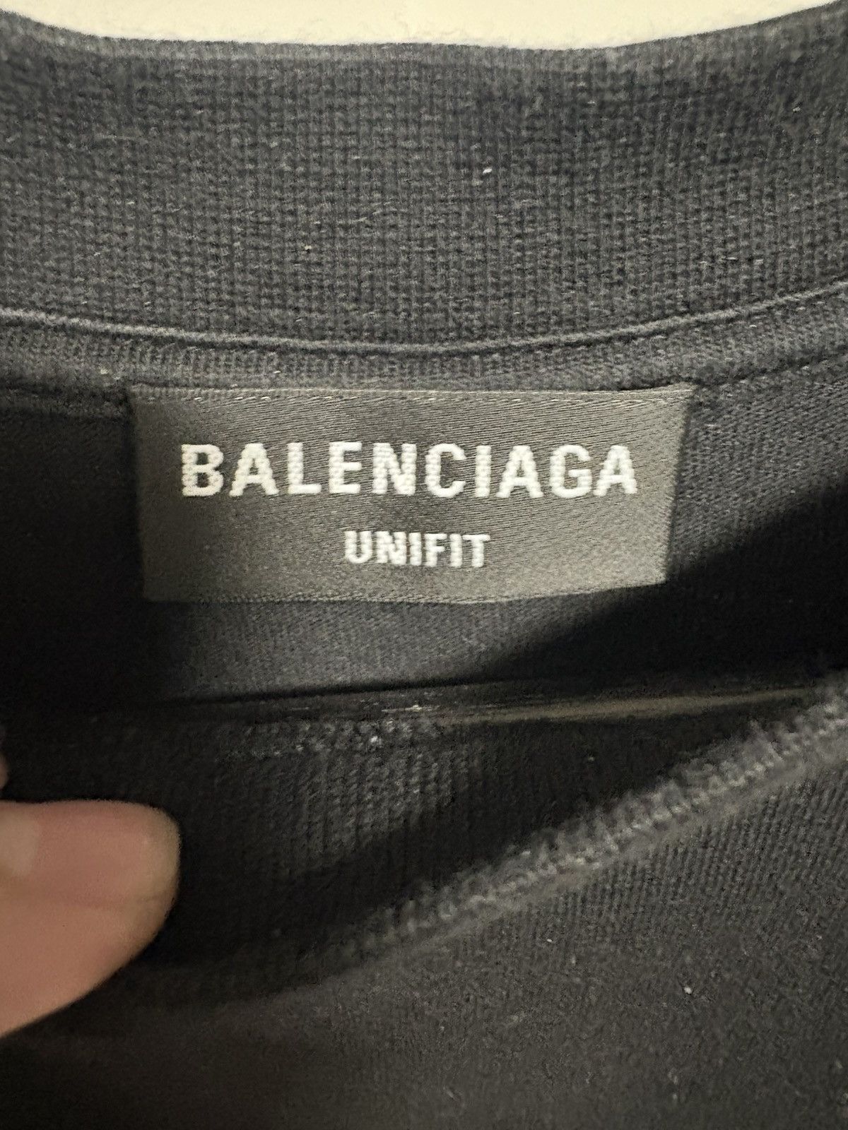 Balenciaga black bebe balenciaga tee Size US L / EU 52-54 / 3 - 3 Thumbnail