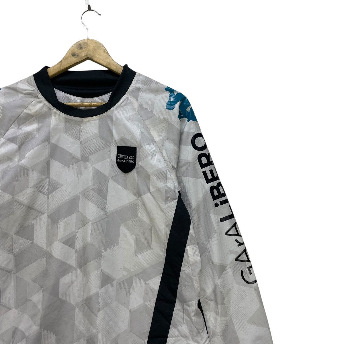 Kappa 💥Vintage Kappa Garalibero Side Tape Pullover Light Jacket Size US M / EU 48-50 / 2 - 4 Thumbnail