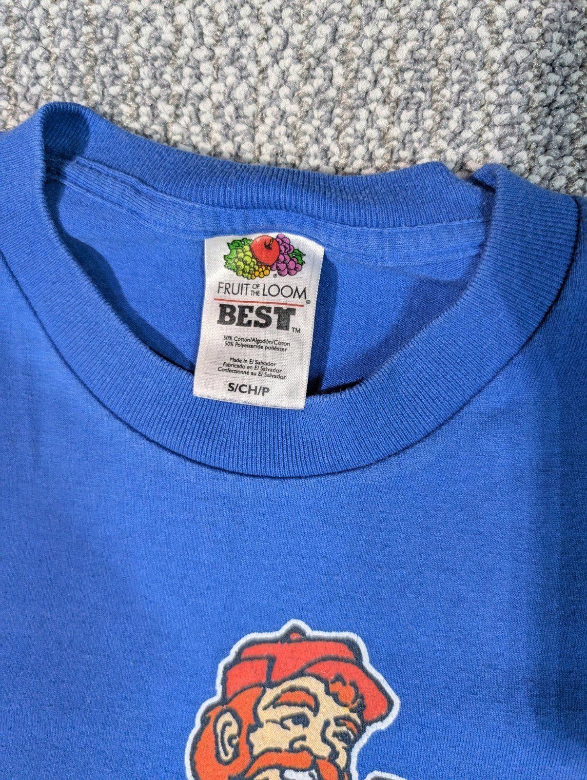 Fruit Of The Loom 90s Strong As An OX Blue Small Fruit Of The Loom Shirt Size US S / EU 44-46 / 1 - 2 Thumbnail