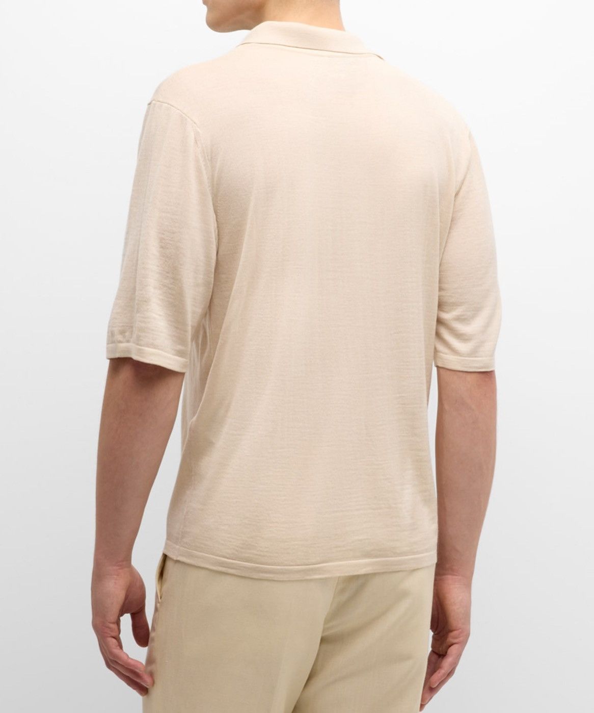 Yves Saint Laurent Johnny-Collar Knit Polo Shirt Size US L / EU 52-54 / 3 - 2 Thumbnail