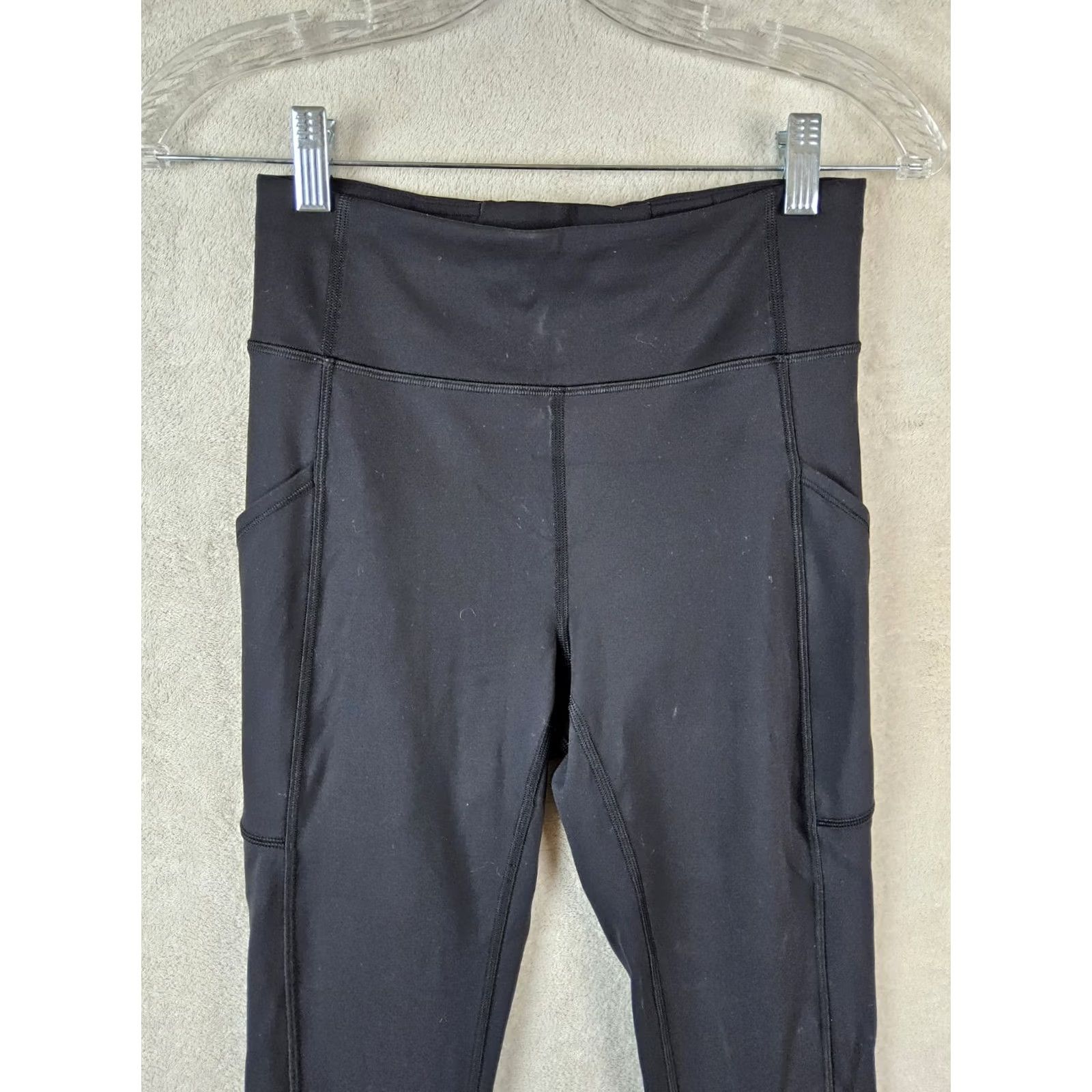 Lululemon Lululemon Invigorate High-Rise Tight Athletic Leggings Size 6 Black Womens Workout Leggings 26in Inseam Comfort Compression Easy Care Athleisure Size 28" / US 6 / IT 42 - 2 Thumbnail