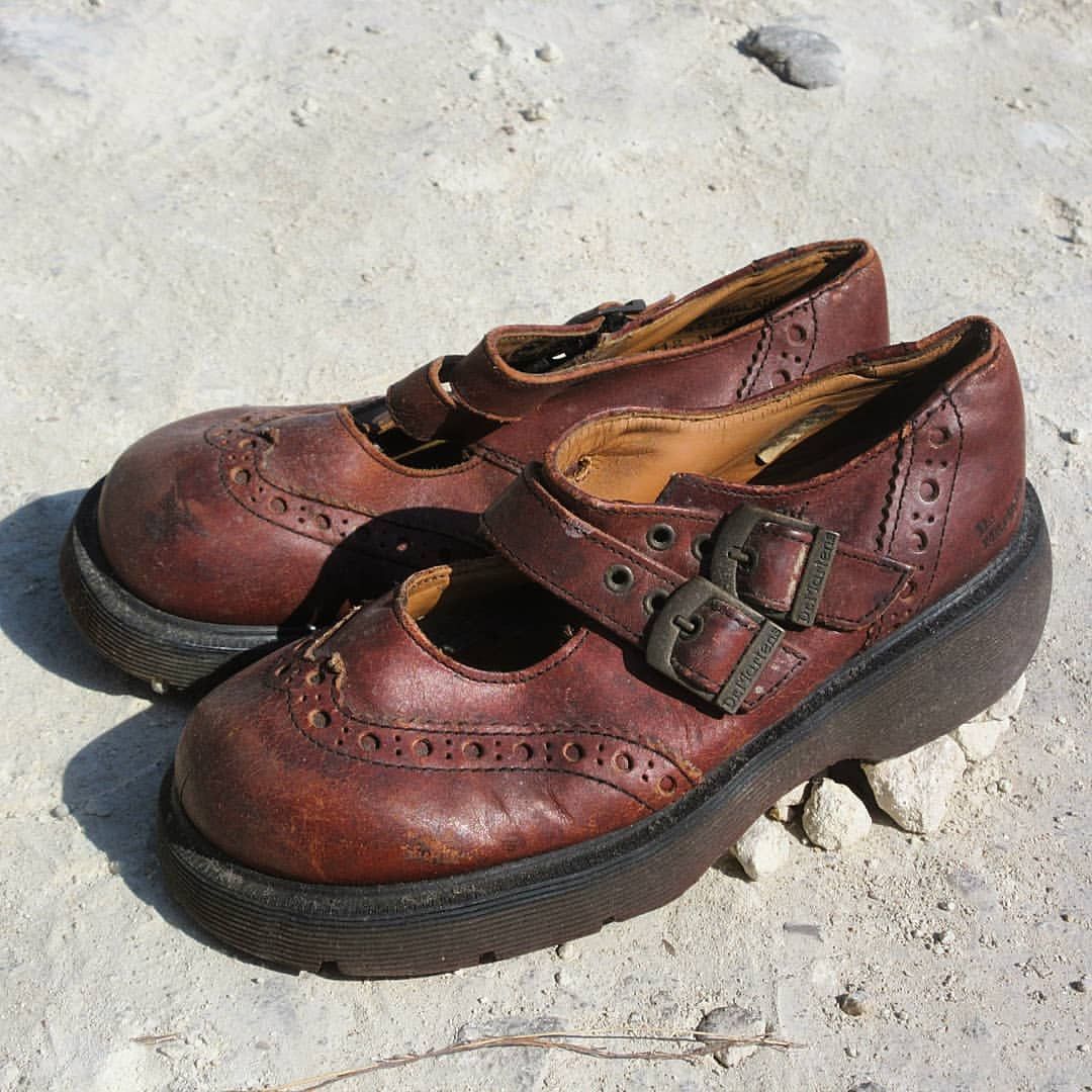 Brown Vintage Dr Martens Mary Janes Vintage Dr Martens Maryjane