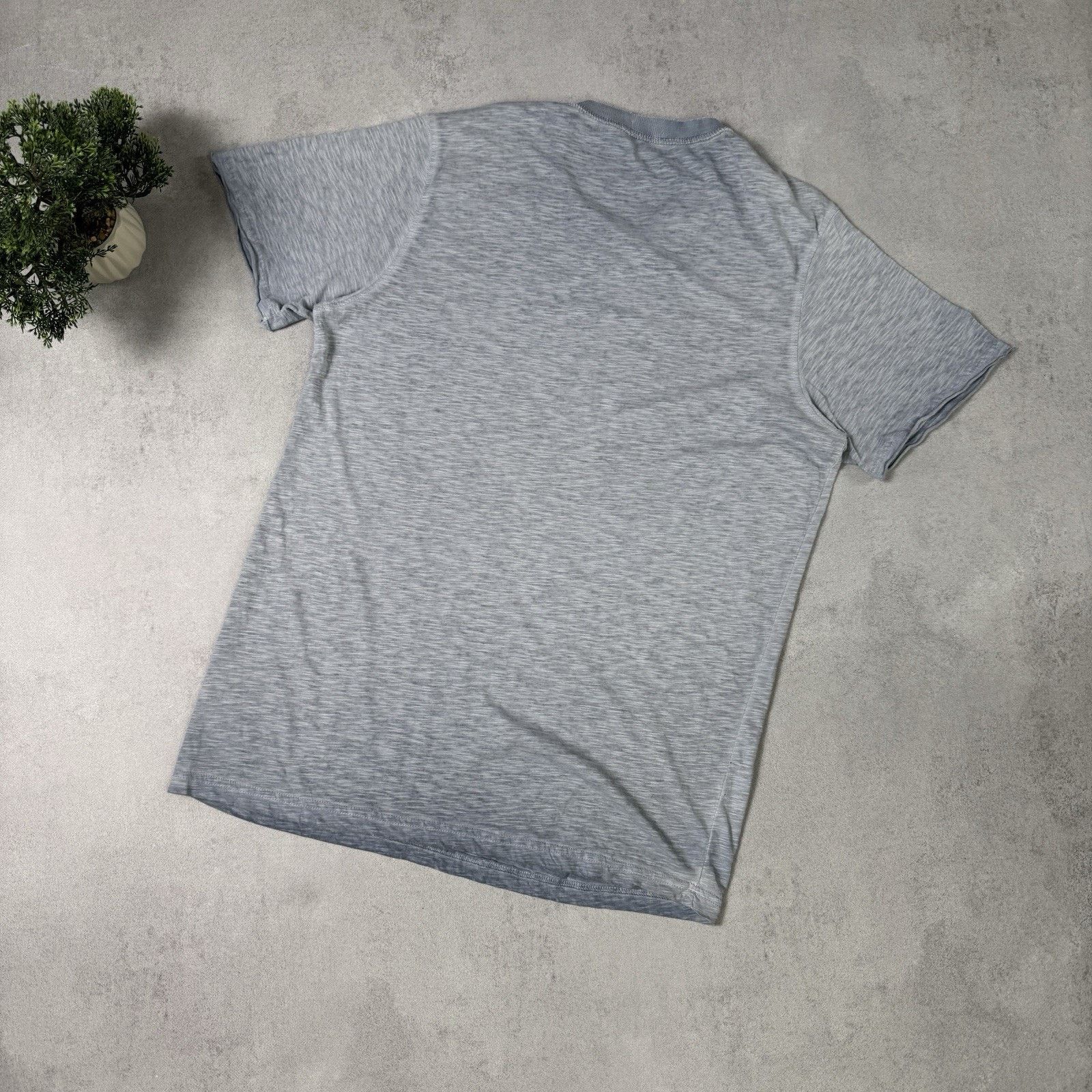 Diesel Vintage Diesel Logo V Neck Men T Shirt Size XL Blue Size US XL / EU 56 / 4 - 14 Thumbnail