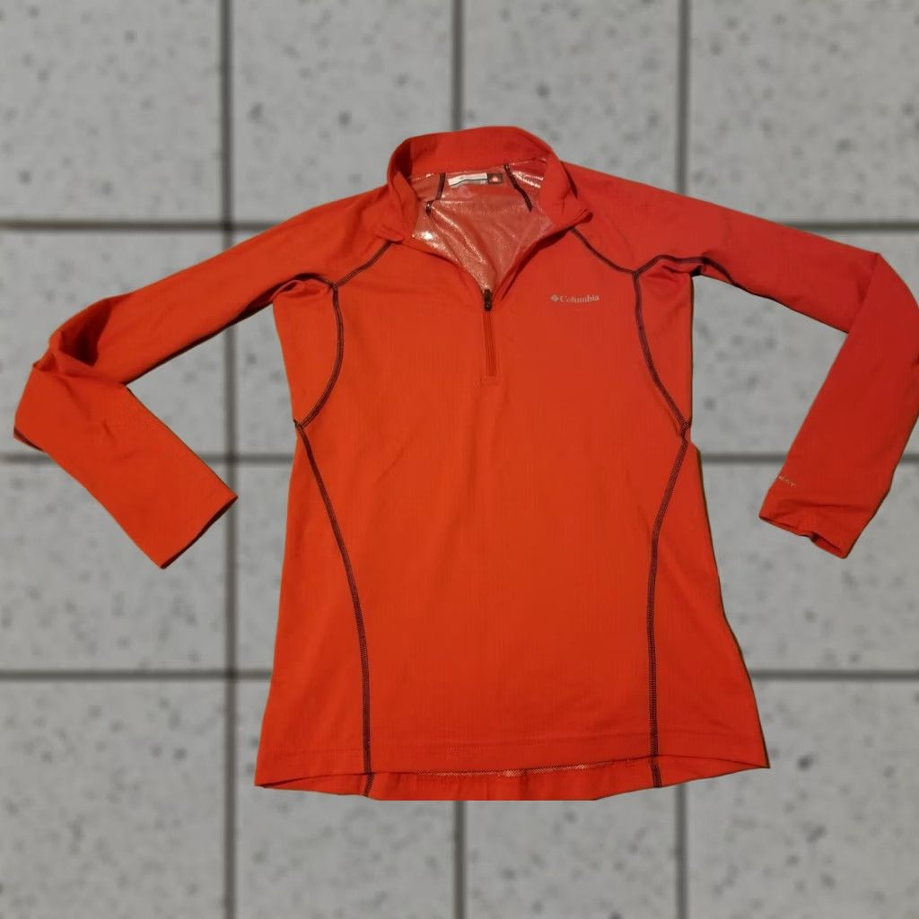 Vintage Columbia Sportswear Shirt Mens S Small Orange Athletic Zip T-Shirt Size US S / EU 44-46 / 1 - 1 Thumbnail