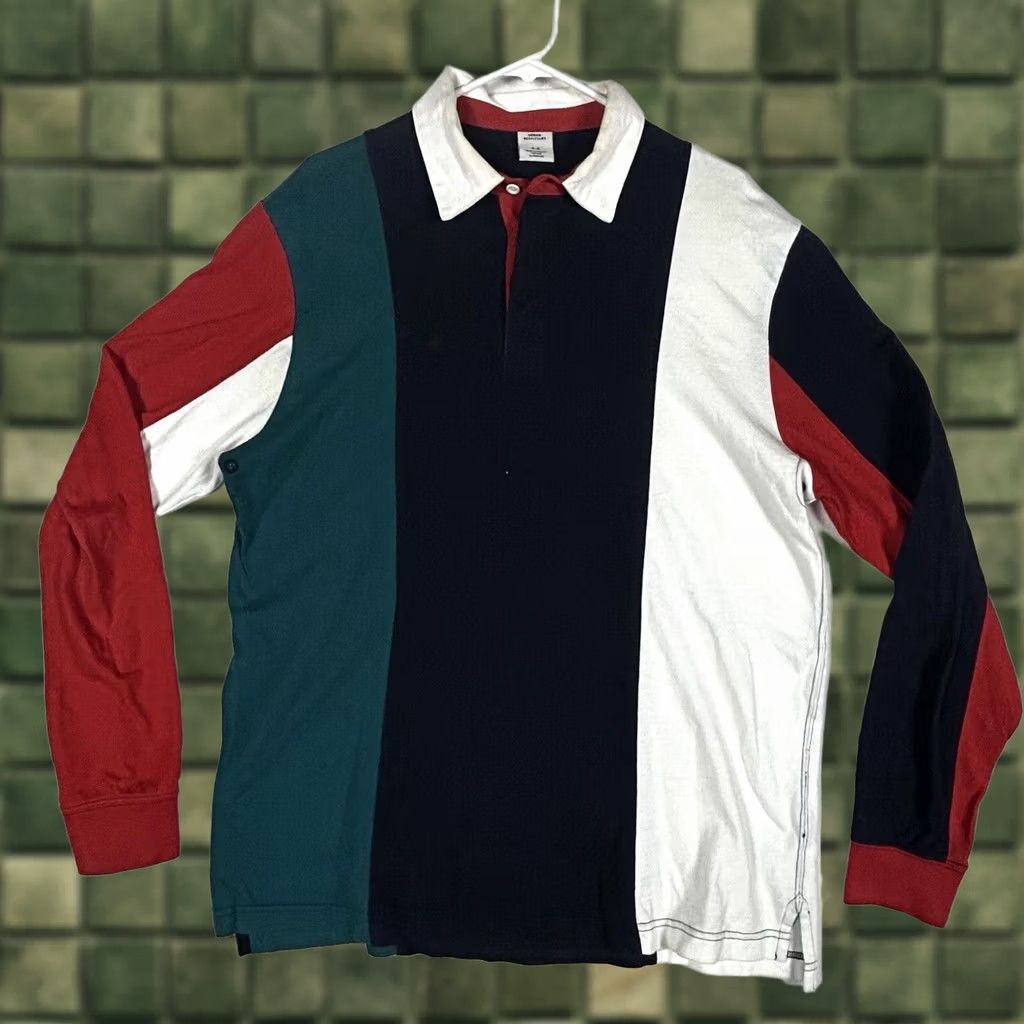 Urban Outfitters Urban Outfitters Shirt Mens M Blue Long Sleeve Rugby Size Striped Red Size US M / EU 48-50 / 2 - 1 Thumbnail