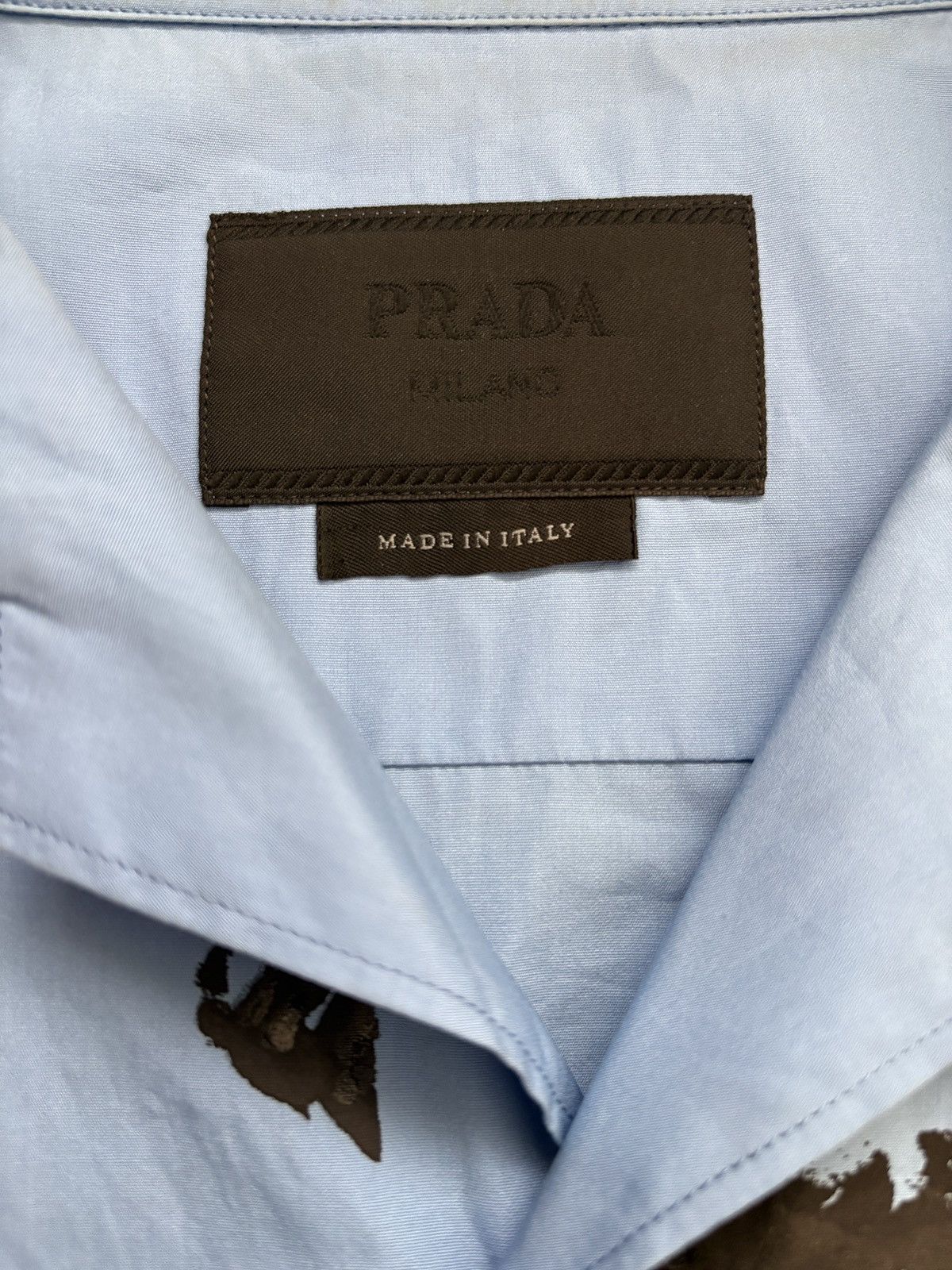Prada Prada Celeste Wine Bottle Rose Shirt Size US L / EU 52-54 / 3 - 5 Thumbnail