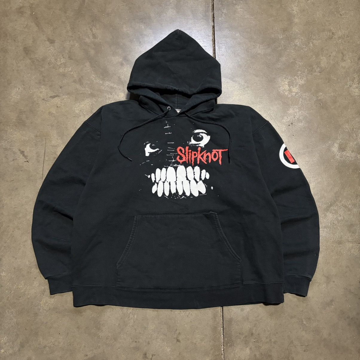 Slipknot Vintage Slipknot Hoodie Sweatshirt Maggot Face Grunge 2005 Size US L / EU 52-54 / 3 - 1 Thumbnail