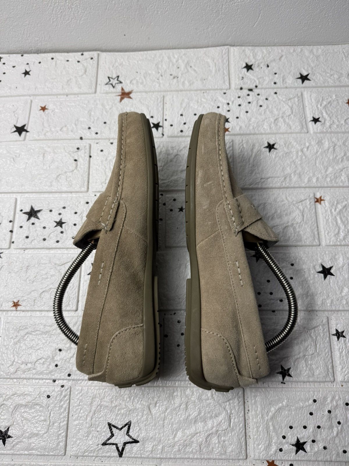 Hugo Boss HUGO BOSS US7 UK6.5 EUR41.5 Suede Shoes Men Beige Size US 7 / EU 40 - 8 Thumbnail