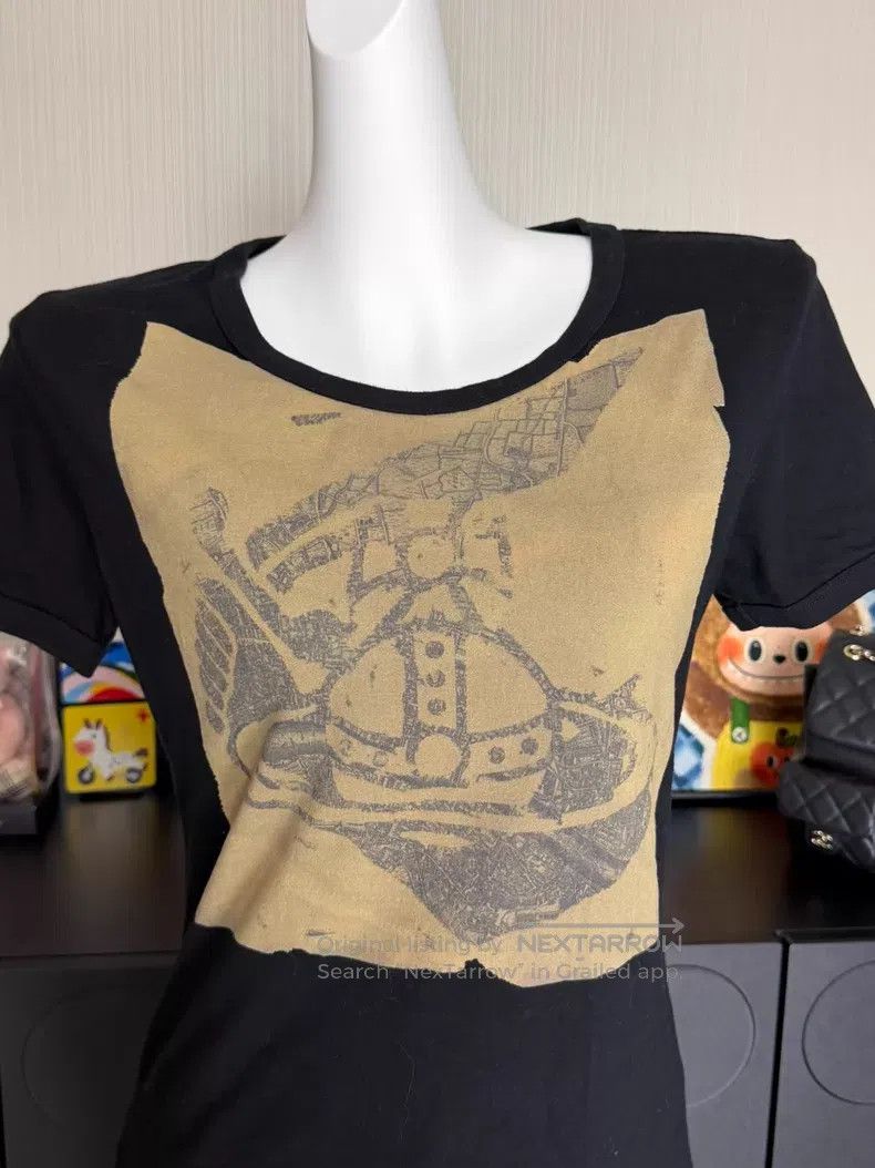 Vivienne Westwood Vivienne Westwood Vintage Old Newspaper Saturn Print T-Shi Size XS / US 0-2 / IT 36-38 - 5 Thumbnail