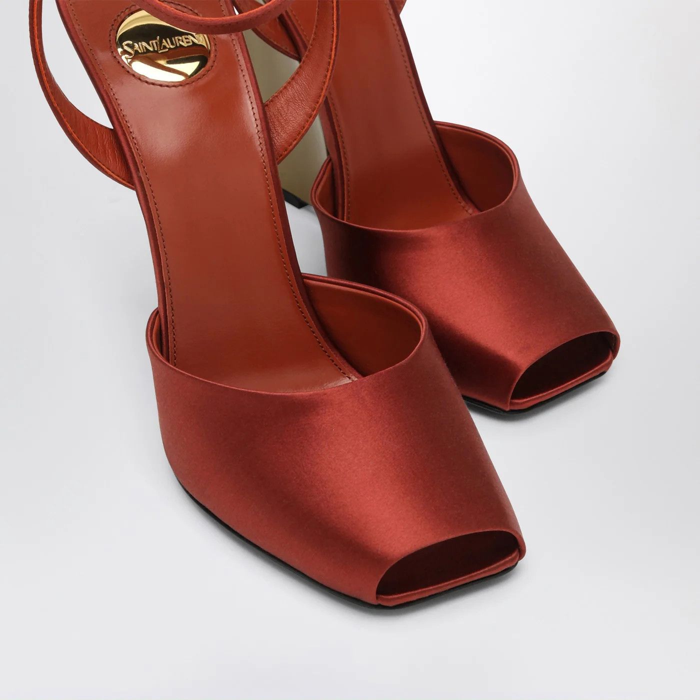 Saint Laurent Paris o1d2blof0526 Zeppe La Sandals in Brown Size US 7.5 / IT 37.5 - 5 Thumbnail
