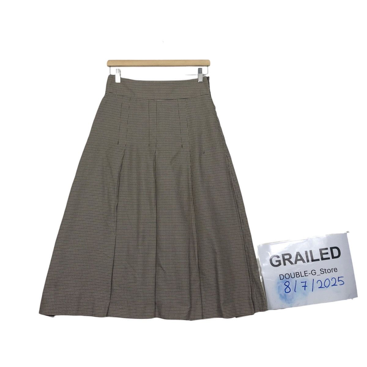 📌Vintage Long Skirt Tartan Design Check Zucca Issey Miyake