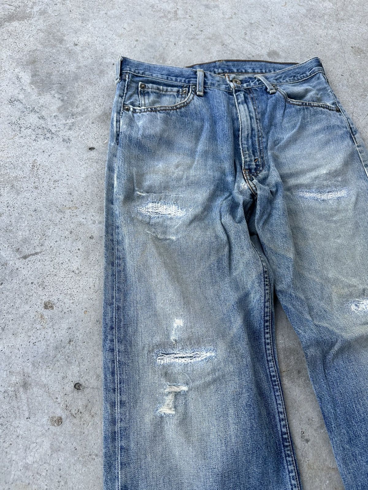 Levi's LEVI’S Lot 503 distressed denim jeans size 32 Size US 32 / EU 48 - 3 Thumbnail