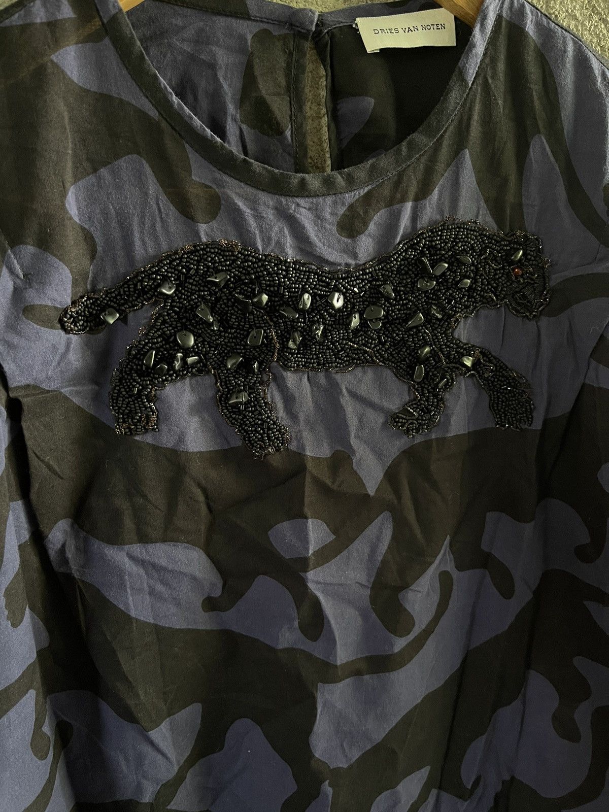 Dries Van Noten Dries Van Noten Panther Beaded Detail Size XS / US 0-2 / IT 36-38 - 2 Thumbnail