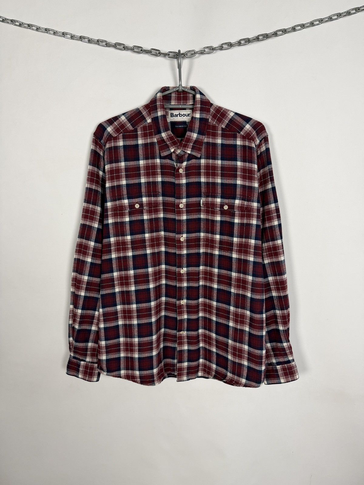 Barbour Barbour Copinsay Long Sleeve Plaid Shirt Button Up Size L Size US L / EU 52-54 / 3 - 1 Thumbnail
