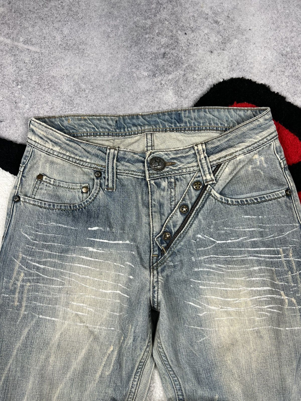 Japanese Brand Vintage Japanese Junya Watanabe GOA Style Denim Y2K Jeans Size US 30 / EU 46 - 3 Thumbnail