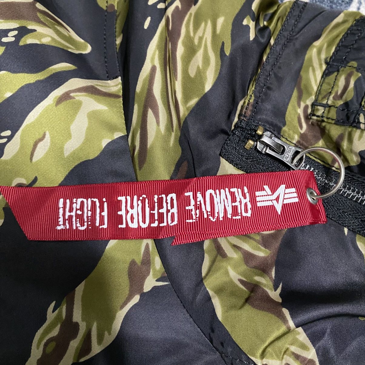 Alpha Industries Tiger Camo MA-1 Bomber Jacket Reversible