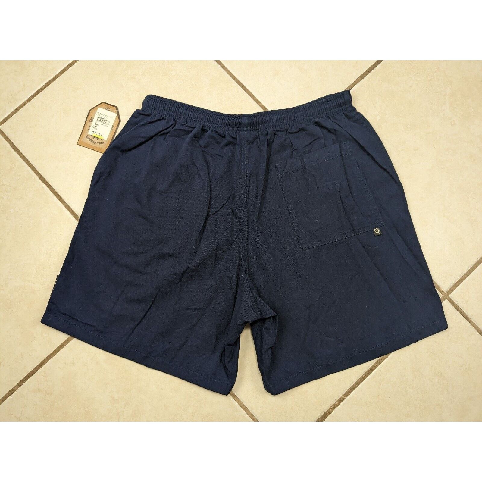 Gotcha NWT Vtg Gotcha Shorts Cotton Elastic Surf Skate Navy Blue Size US 36 / EU 52 - 7 Thumbnail