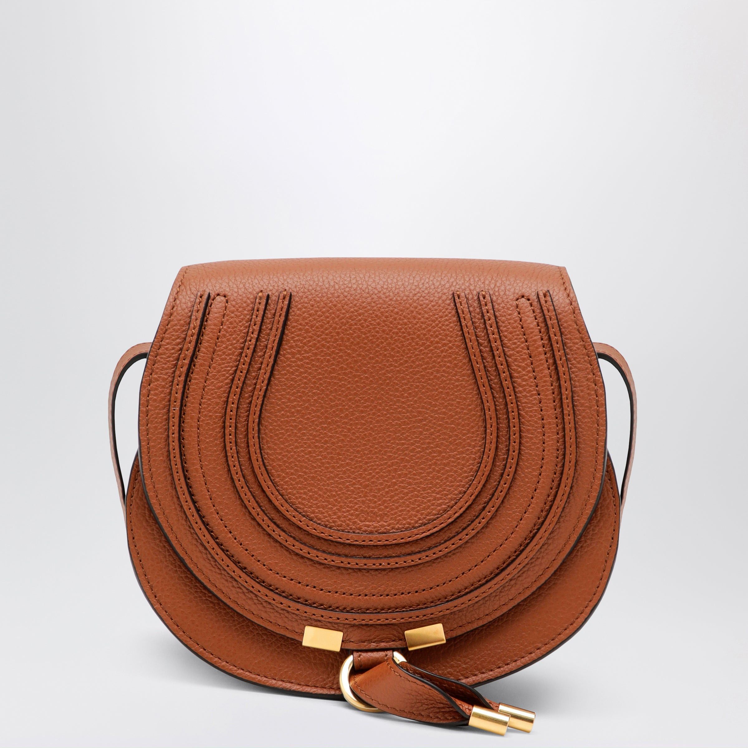 Chloe Chloe Marcie Small Leather Saddle Bag Size ONE SIZE - 1 Thumbnail
