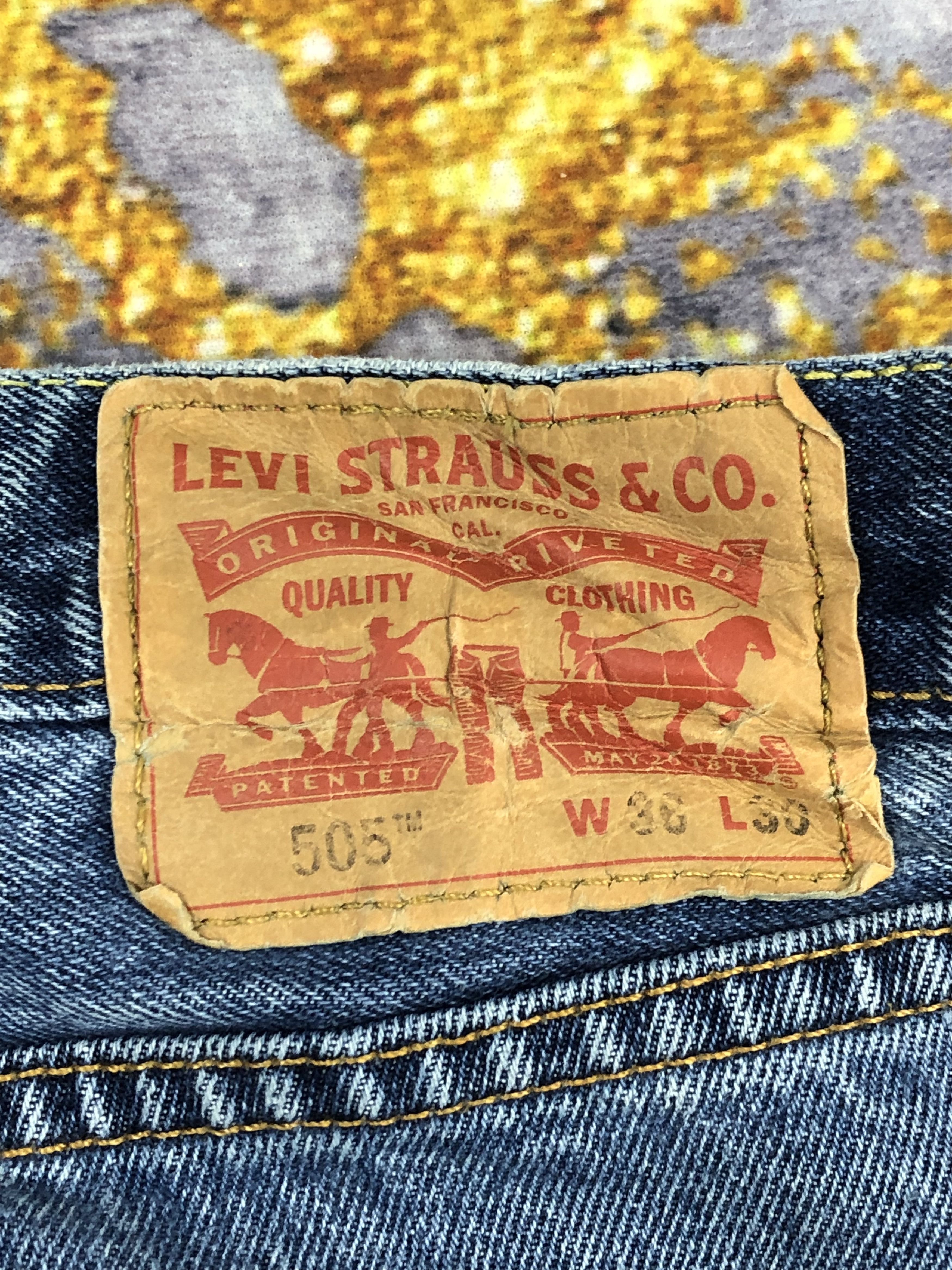 Levi's Vintage Levis 505 Faded Blue Jeans DPP0184 Size US 36 / EU 52 - 5 Thumbnail
