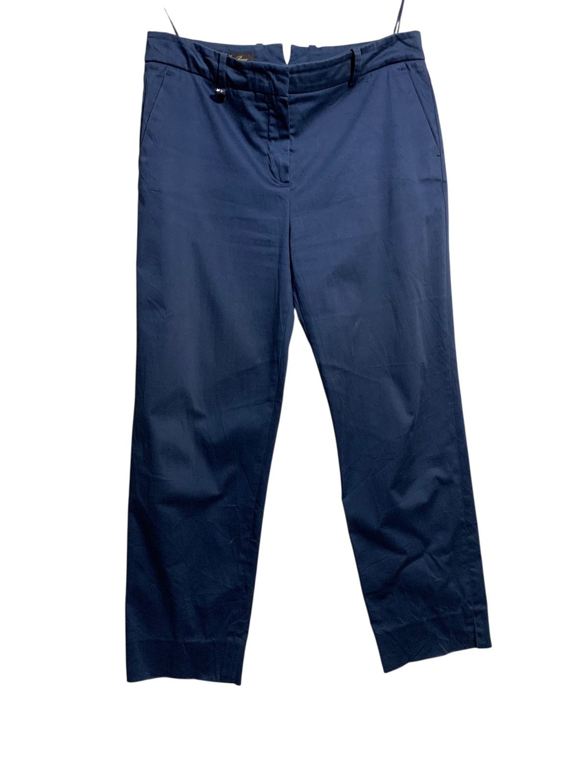 Loro Piana 🔥LORO PIANA BLUE NAVY ANKLE PANT TROUSER Size 30" / US 8 / IT 44 - 1 Thumbnail